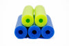 stacked, lime and blue, colorful, durable 