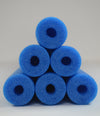 FixFind - Pool Noodles - 6 Pack of Large 52 Inch Hollow Foam Pool Swim Noodles | Blue Foam Noodles