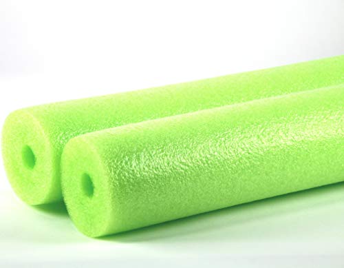 FixFind Lime Green 58 Inch Pool Swim Noodle 2 Pack