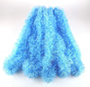 Tinsel Garland Pretty Soft Blue Plush Décor 18 Feet